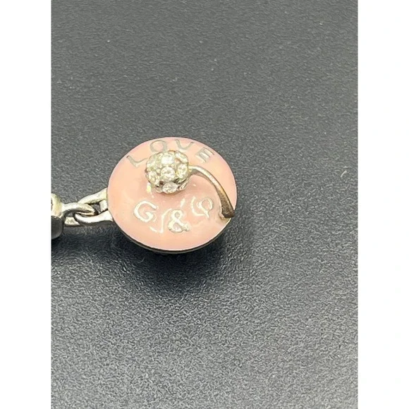Juicy Couture Vintage Pink Silver Love Frosting Cupcake G&P Cherry Locket *Charm - Picture 3 of 10